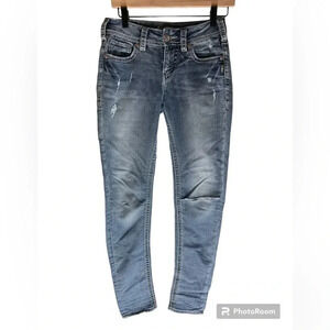 Silver Jeans Womens Joga Suki Mid Skinny Size 26/31